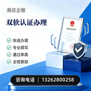 深圳双软认证申报服务