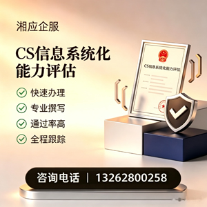 深圳CS信息系统化能力评估申报服务