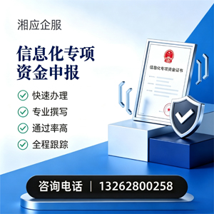 深圳信息化专项资金申报服务