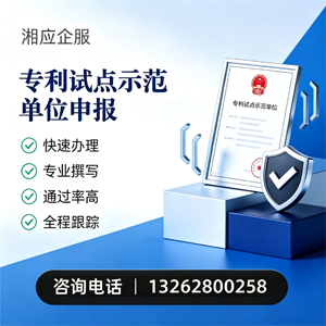 深圳专利试点示范单位申报服务