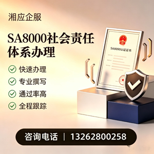 深圳SA8000社会责任体系认证服务